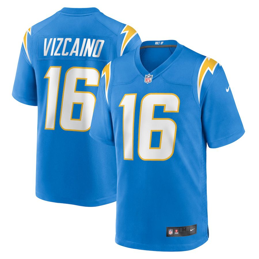 Men Los Angeles Chargers #16 Tristan Vizcaino Nike Powder Blue Game NFL Jersey->los angeles chargers->NFL Jersey